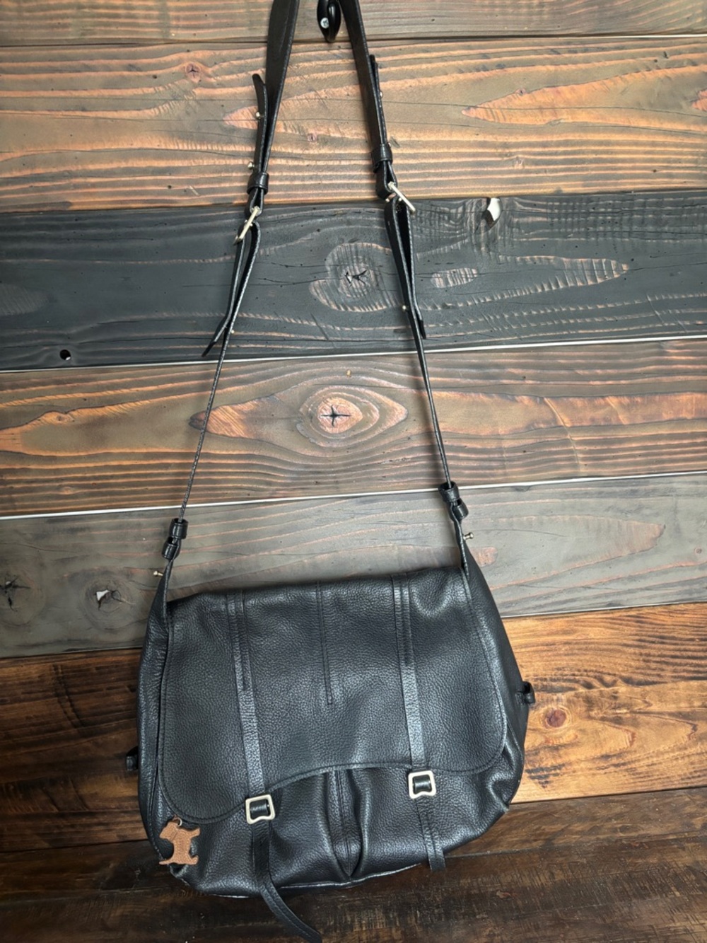 Radley London Black Leather Shoulder/Crossbody Bag